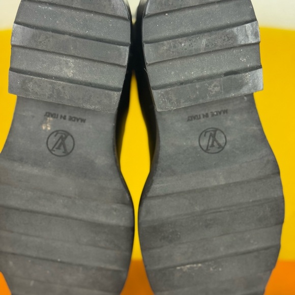 Louis Vuitton Beauborg Ankle Black Boots In Soft Lamb Skin Leather Size 38 - Picture 12 of 16